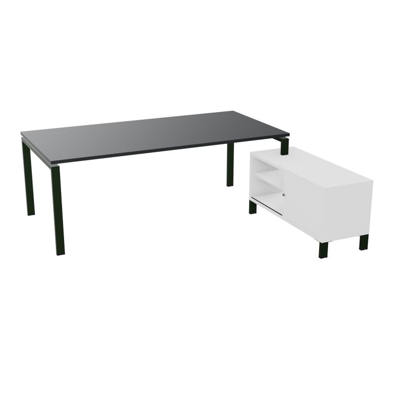 RIO BUREAU RECT. 218X188 PL 200X100 OBT + RET PORT A DROITE SIMPLE ACCES  R9 ST MG