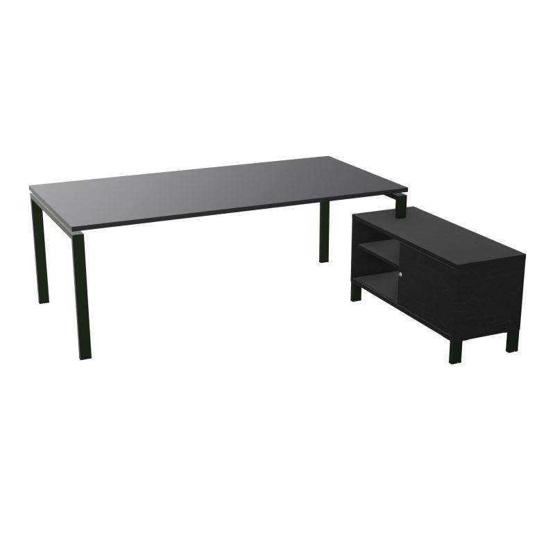 RIO BUREAU RECT. 218X188 PL 200X100 OBT + RET PORT A DROITE SIMPLE ACCES  R9 ST RK