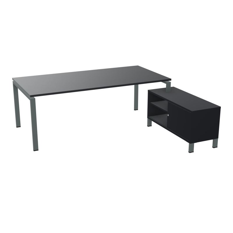 RIO BUREAU RECT. 218X188 PL 200X100 OBT + RET PORT A DROITE SIMPLE ACCES  R9 SU R9