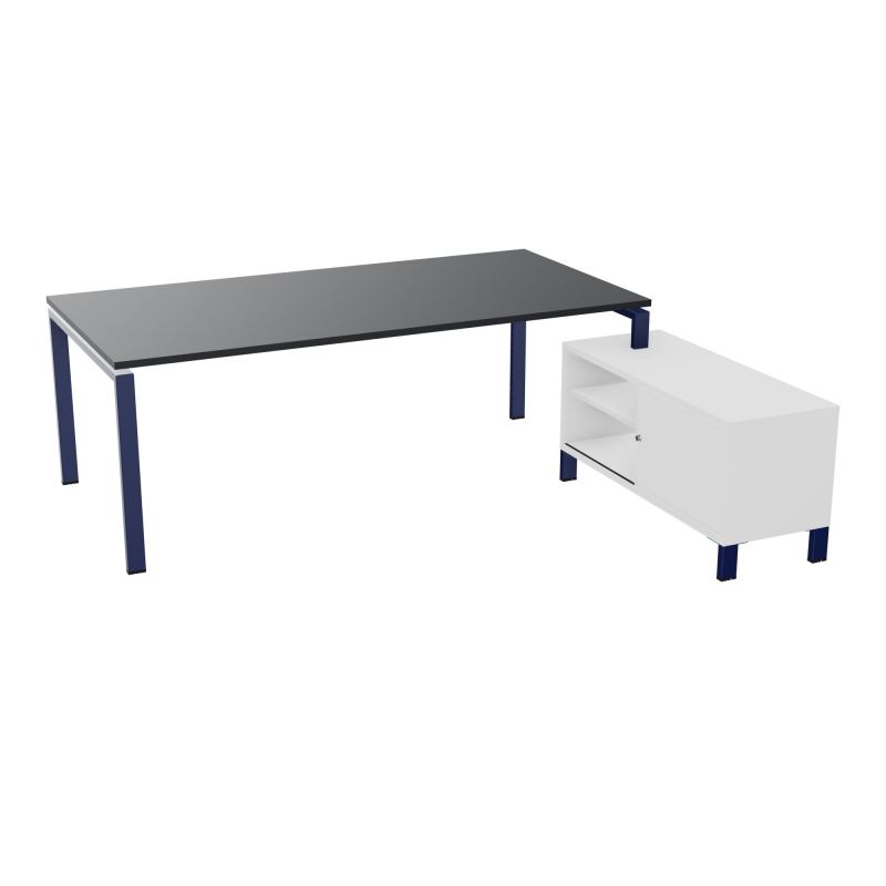 RIO BUREAU RECT. 218X188 PL 200X100 OBT + RET PORT A DROITE SIMPLE ACCES  R9 X4 MG