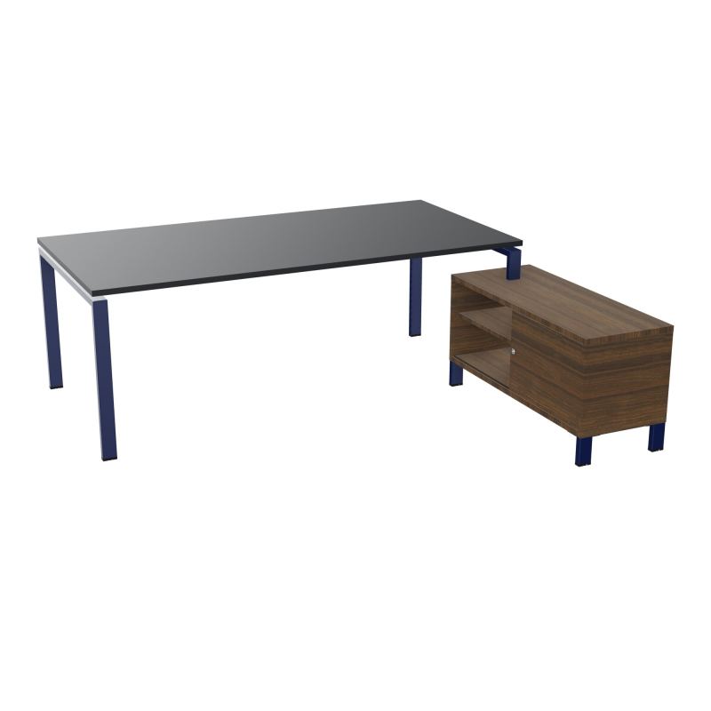 RIO BUREAU RECT. 218X188 PL 200X100 OBT + RET PORT A DROITE SIMPLE ACCES  R9 X4 N6