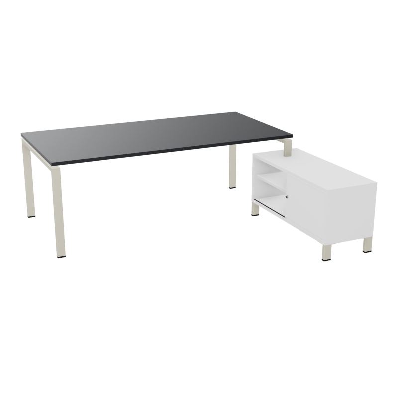 RIO BUREAU RECT. 218X188 PL 200X100 OBT + RET PORT A DROITE SIMPLE ACCES  R9 ZC MG