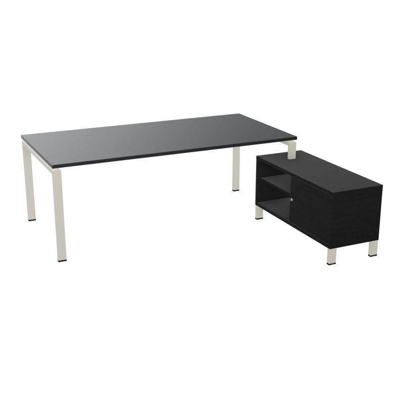 RIO BUREAU RECT. 218X188 PL 200X100 OBT + RET PORT A DROITE SIMPLE ACCES  R9 ZC RK