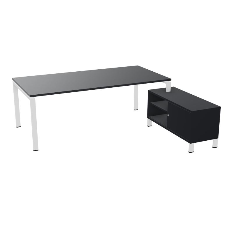 RIO BUREAU RECT. 218X188 PL 200X100 OBT + RET PORT A DROITE SIMPLE ACCES  R9 ZO R9