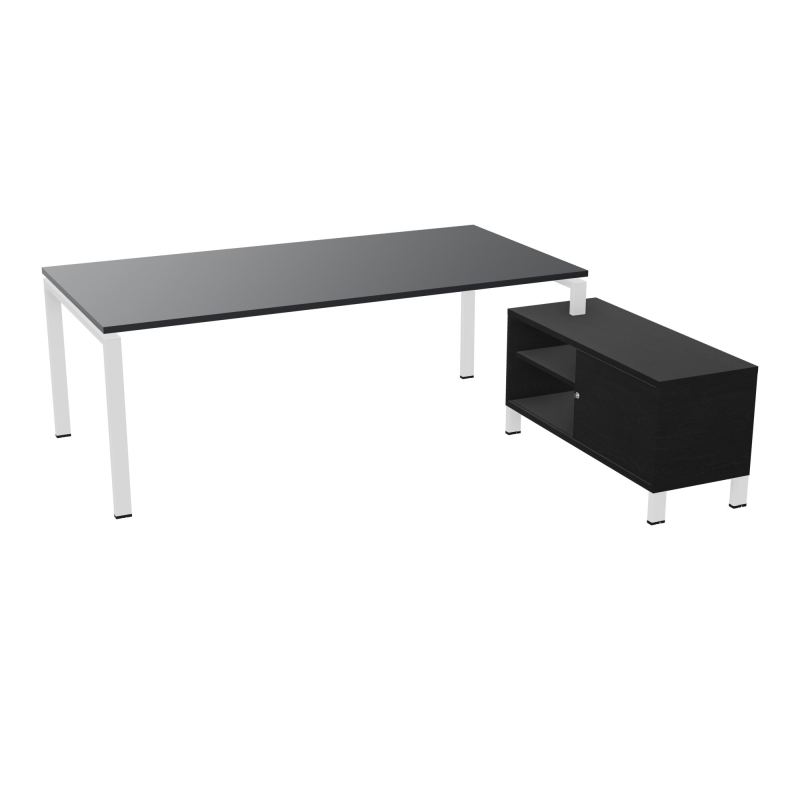 RIO BUREAU RECT. 218X188 PL 200X100 OBT + RET PORT A DROITE SIMPLE ACCES  R9 ZO RK