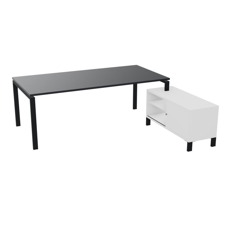 RIO BUREAU RECT. 218X188 PL 200X100 OBT + RET PORT A DROITE SIMPLE ACCES  R9 ZP MG