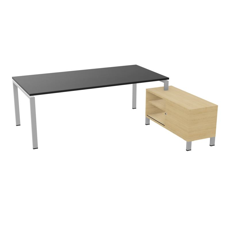 RIO BUREAU RECT. 218X188 PL 200X100 OBT + RET PORT A DROITE SIMPLE ACCES  RK SA R1
