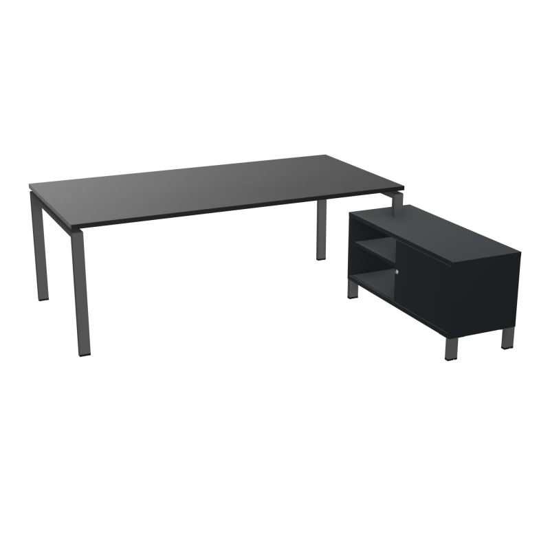 RIO BUREAU RECT. 218X188 PL 200X100 OBT + RET PORT A DROITE SIMPLE ACCES  RK SC R9