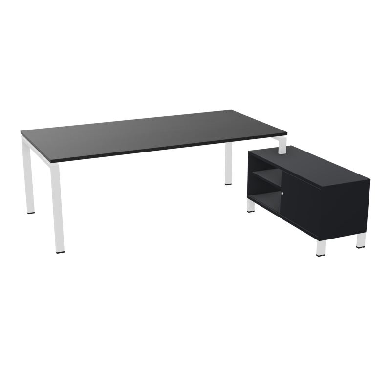RIO BUREAU RECT. 218X188 PL 200X100 OBT + RET PORT A DROITE SIMPLE ACCES  RK SO R9