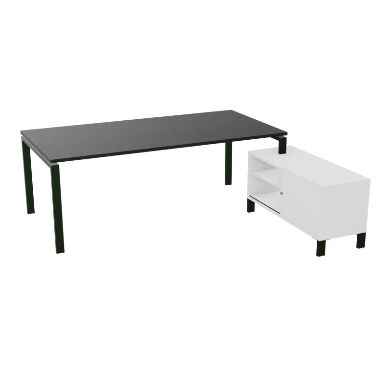 RIO BUREAU RECT. 218X188 PL 200X100 OBT + RET PORT A DROITE SIMPLE ACCES  RK ST MG