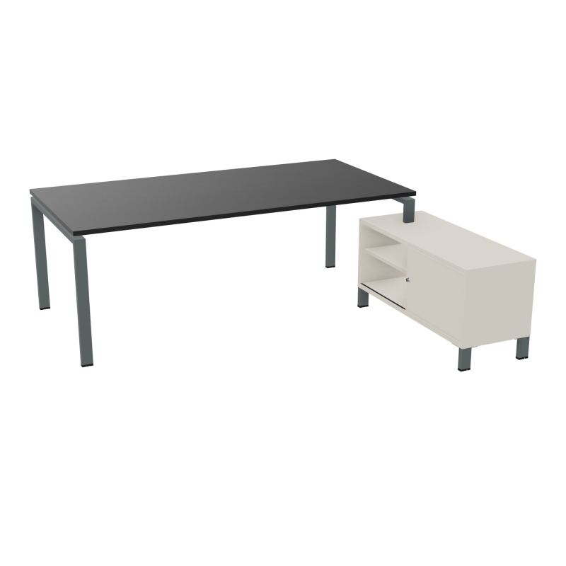 RIO BUREAU RECT. 218X188 PL 200X100 OBT + RET PORT A DROITE SIMPLE ACCES  RK SU N5