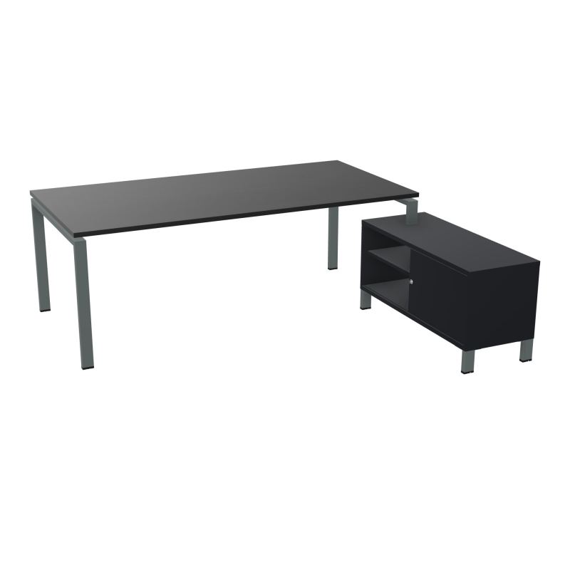 RIO BUREAU RECT. 218X188 PL 200X100 OBT + RET PORT A DROITE SIMPLE ACCES  RK SU R9