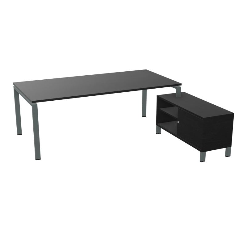 RIO BUREAU RECT. 218X188 PL 200X100 OBT + RET PORT A DROITE SIMPLE ACCES  RK SU RK