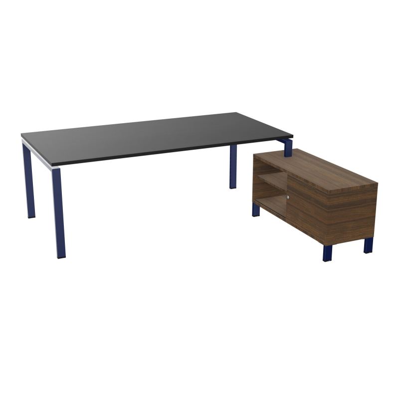 RIO BUREAU RECT. 218X188 PL 200X100 OBT + RET PORT A DROITE SIMPLE ACCES  RK X4 N6