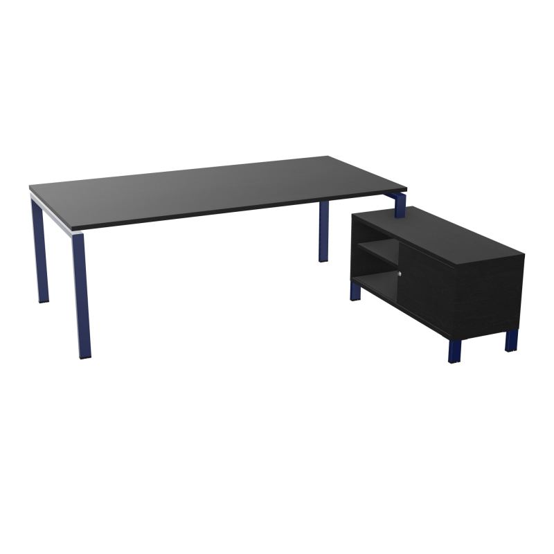 RIO BUREAU RECT. 218X188 PL 200X100 OBT + RET PORT A DROITE SIMPLE ACCES  RK X4 RK