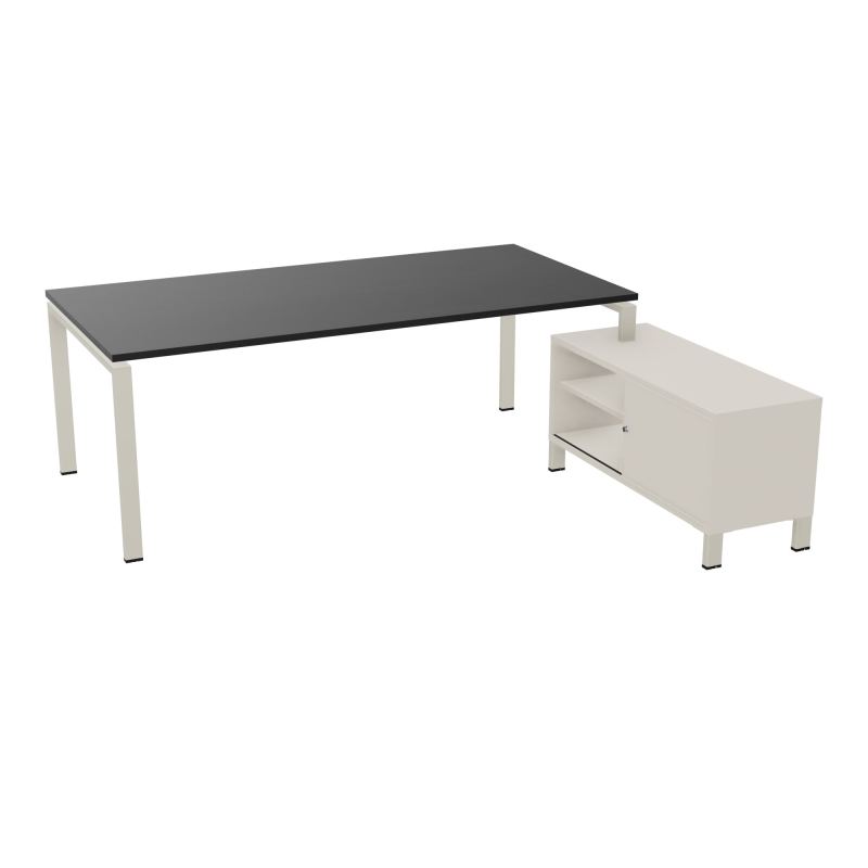 RIO BUREAU RECT. 218X188 PL 200X100 OBT + RET PORT A DROITE SIMPLE ACCES  RK ZC N5