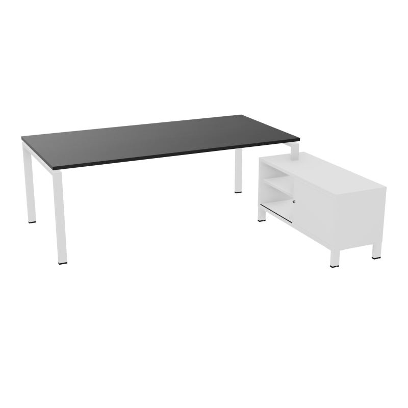 RIO BUREAU RECT. 218X188 PL 200X100 OBT + RET PORT A DROITE SIMPLE ACCES  RK ZO MG