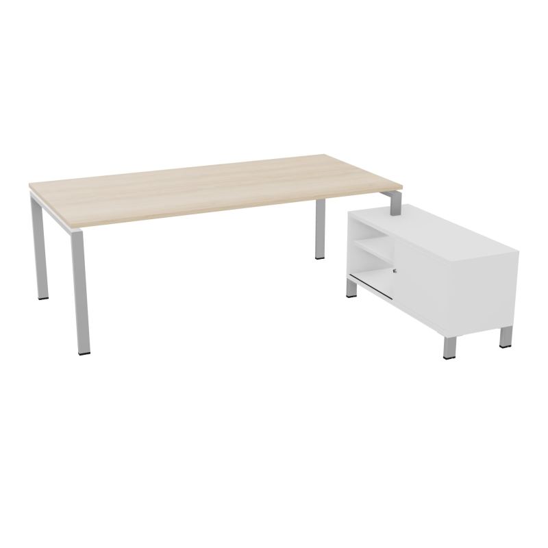 RIO BUREAU RECT. 218X188 PL 200X100 OBT + RET PORT A DROITE SIMPLE ACCES  RZ SA MG