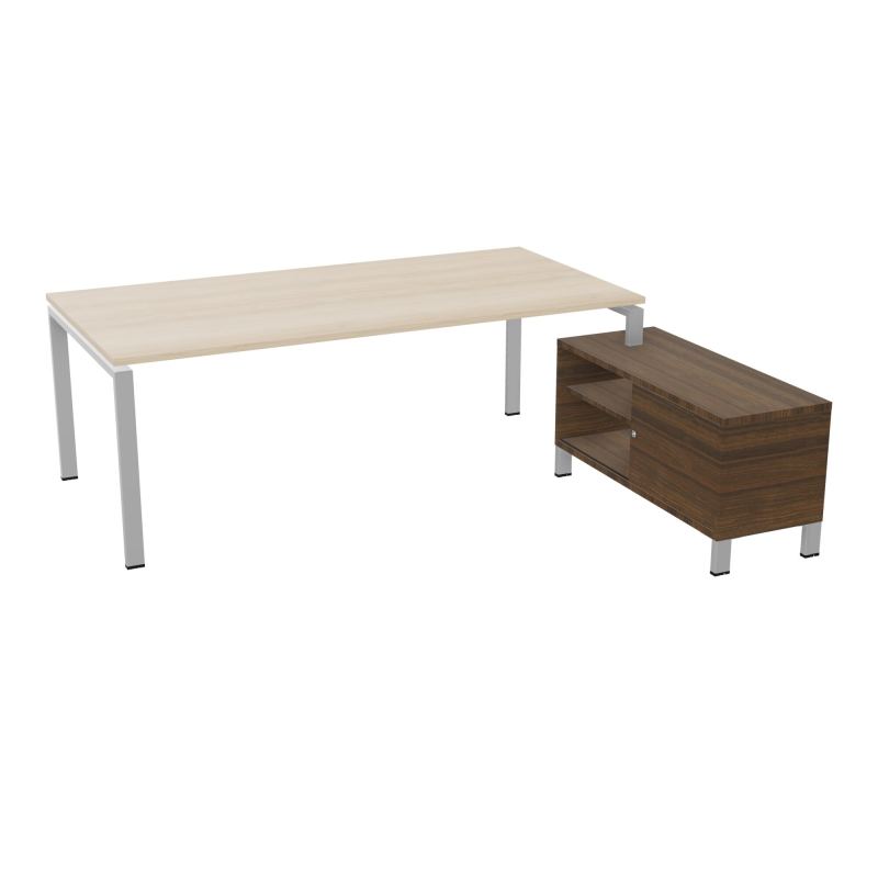 RIO BUREAU RECT. 218X188 PL 200X100 OBT + RET PORT A DROITE SIMPLE ACCES  RZ SA N6
