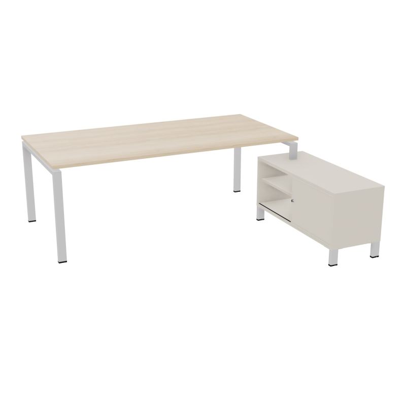 RIO BUREAU RECT. 218X188 PL 200X100 OBT + RET PORT A DROITE SIMPLE ACCES  RZ SD N5