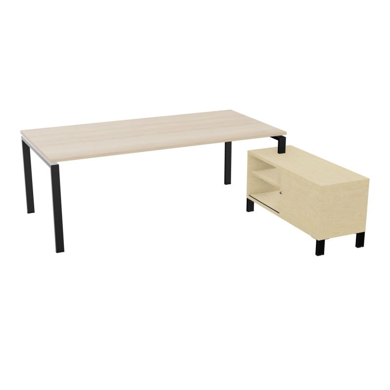 RIO BUREAU RECT. 218X188 PL 200X100 OBT + RET PORT A DROITE SIMPLE ACCES  RZ SG N8