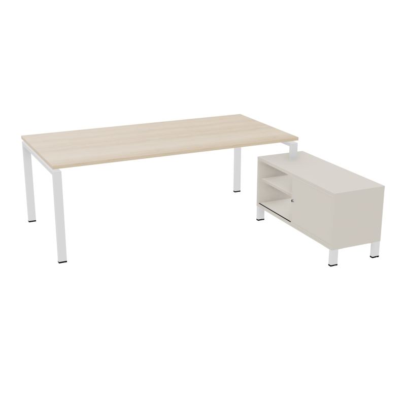 RIO BUREAU RECT. 218X188 PL 200X100 OBT + RET PORT A DROITE SIMPLE ACCES  RZ SO N5