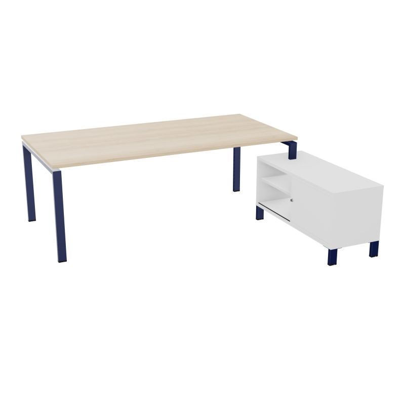 RIO BUREAU RECT. 218X188 PL 200X100 OBT + RET PORT A DROITE SIMPLE ACCES  RZ X4 MG