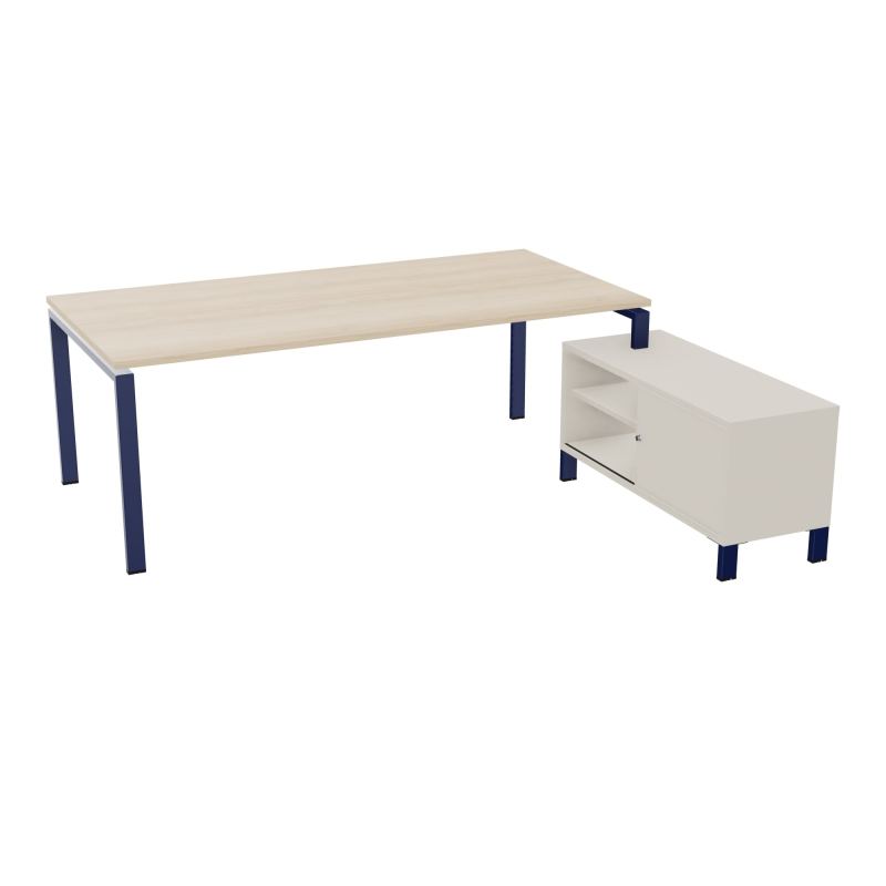 RIO BUREAU RECT. 218X188 PL 200X100 OBT + RET PORT A DROITE SIMPLE ACCES  RZ X4 N5