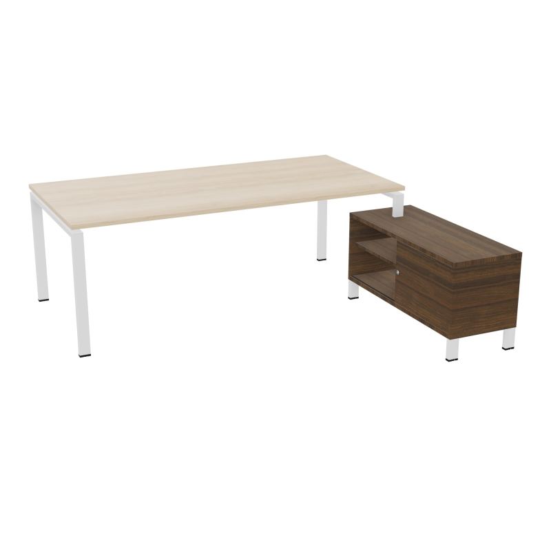 RIO BUREAU RECT. 218X188 PL 200X100 OBT + RET PORT A DROITE SIMPLE ACCES  RZ ZO N6