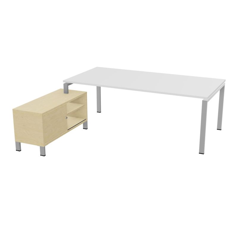 RIO BUREAU RECT. 218X188 PL 200X100 OBT + RET PORT A GAUCHE SIMPLE ACCES  MG SA N8