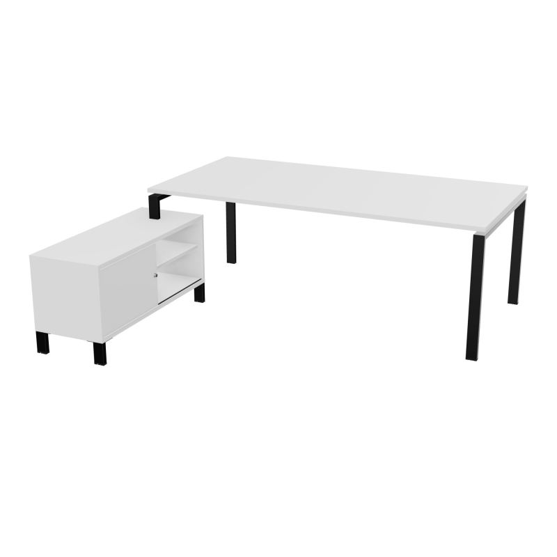 RIO BUREAU RECT. 218X188 PL 200X100 OBT + RET PORT A GAUCHE SIMPLE ACCES  MG SG MG