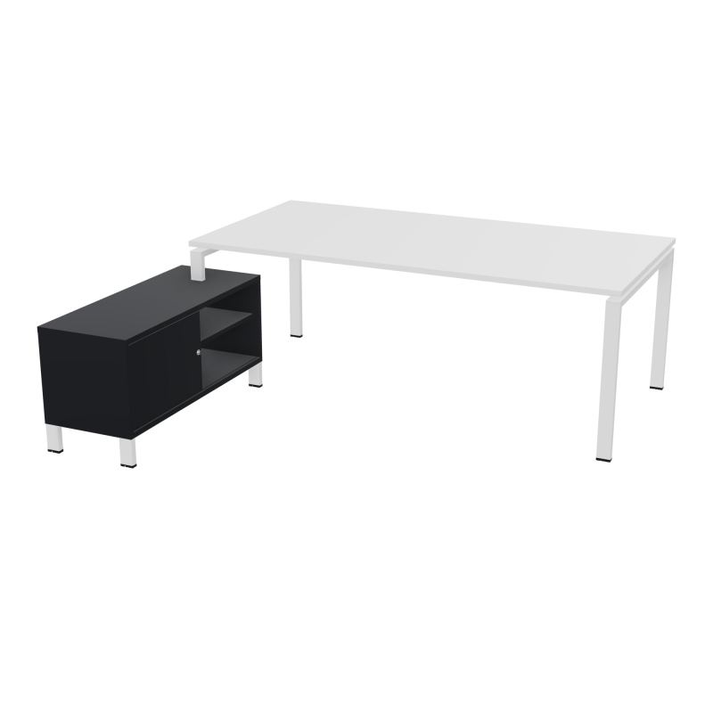 RIO BUREAU RECT. 218X188 PL 200X100 OBT + RET PORT A GAUCHE SIMPLE ACCES  MG SO R9