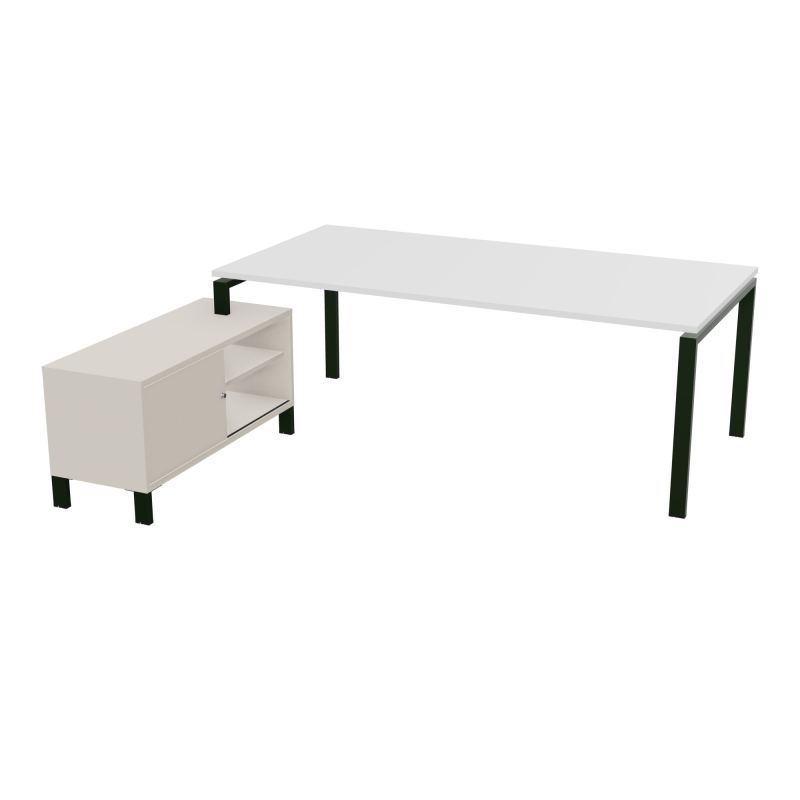 RIO BUREAU RECT. 218X188 PL 200X100 OBT + RET PORT A GAUCHE SIMPLE ACCES  MG ST N5