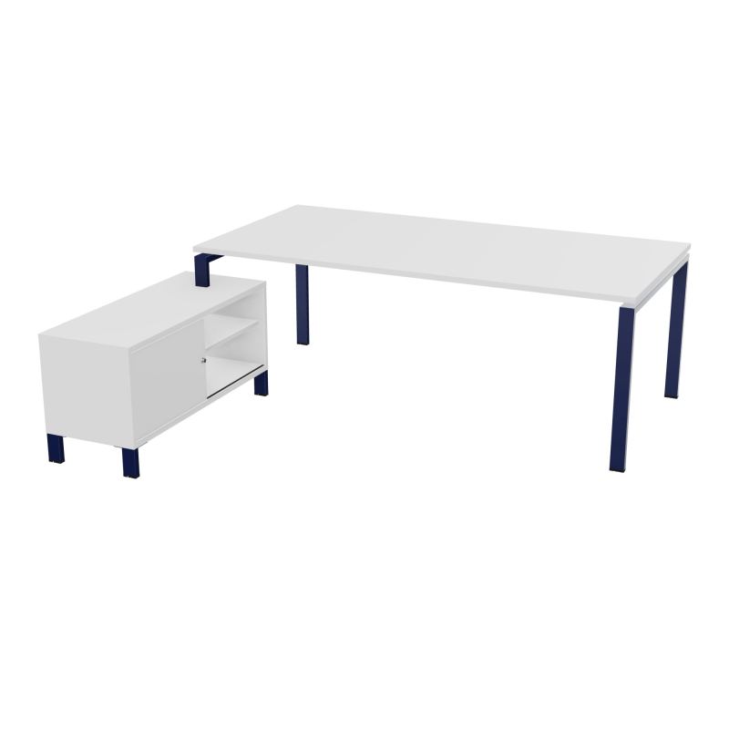 RIO BUREAU RECT. 218X188 PL 200X100 OBT + RET PORT A GAUCHE SIMPLE ACCES  MG X4 MG