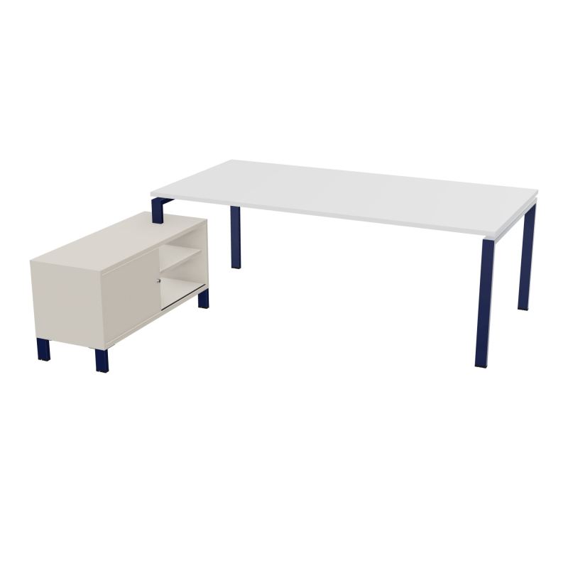 RIO BUREAU RECT. 218X188 PL 200X100 OBT + RET PORT A GAUCHE SIMPLE ACCES  MG X4 N5