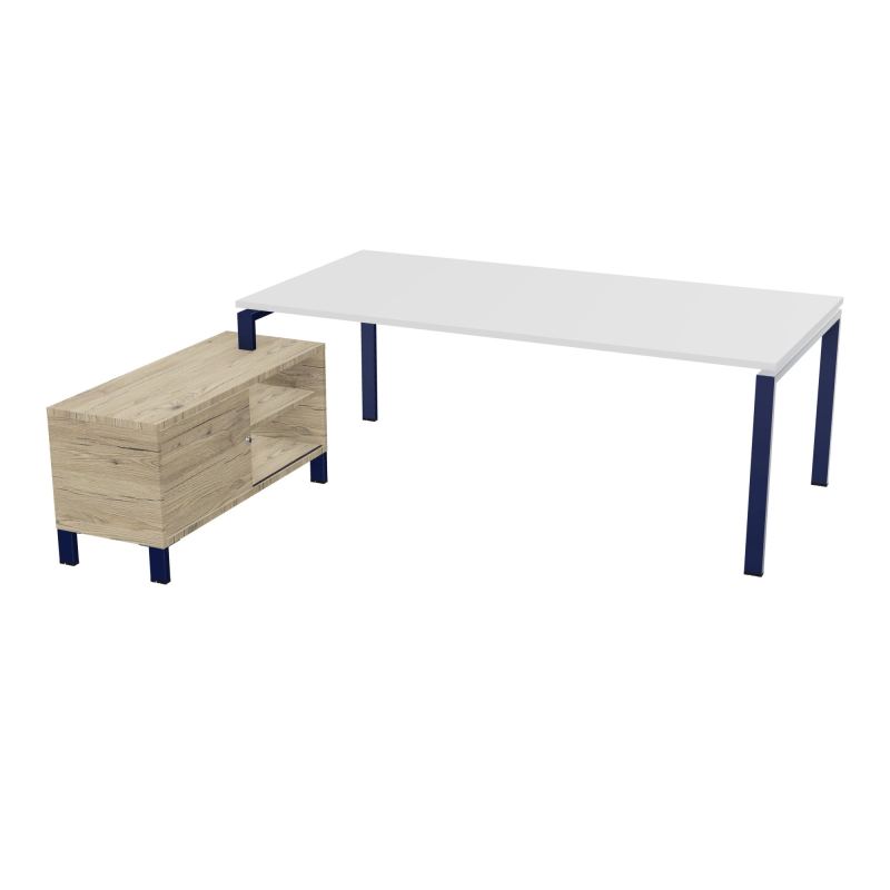 RIO BUREAU RECT. 218X188 PL 200X100 OBT + RET PORT A GAUCHE SIMPLE ACCES  MG X4 R3
