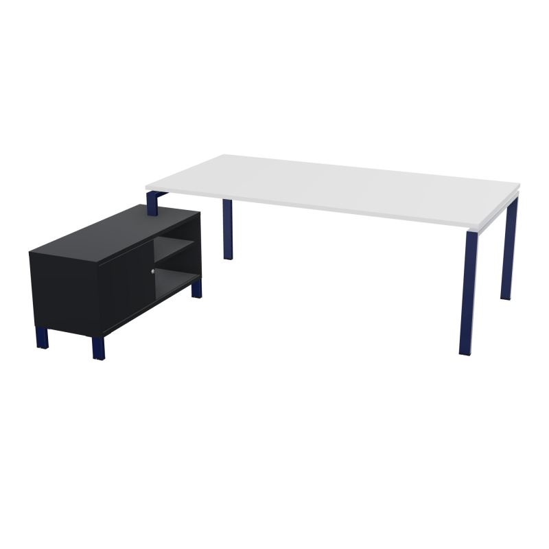 RIO BUREAU RECT. 218X188 PL 200X100 OBT + RET PORT A GAUCHE SIMPLE ACCES  MG X4 R9
