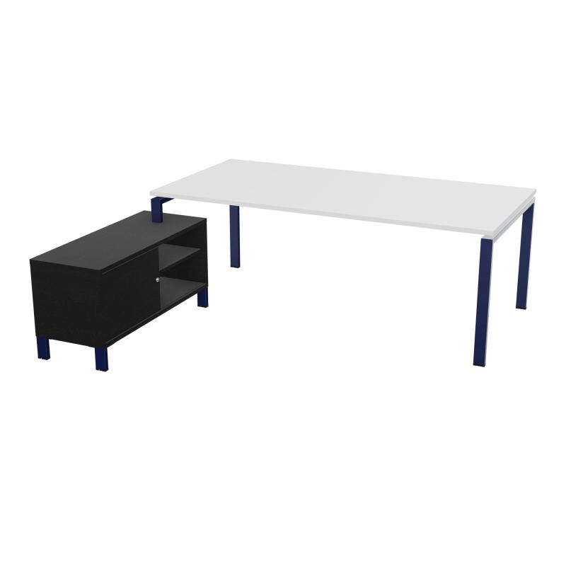 RIO BUREAU RECT. 218X188 PL 200X100 OBT + RET PORT A GAUCHE SIMPLE ACCES  MG X4 RK