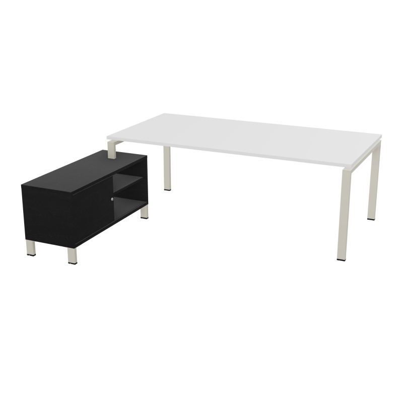 RIO BUREAU RECT. 218X188 PL 200X100 OBT + RET PORT A GAUCHE SIMPLE ACCES  MG ZC RK