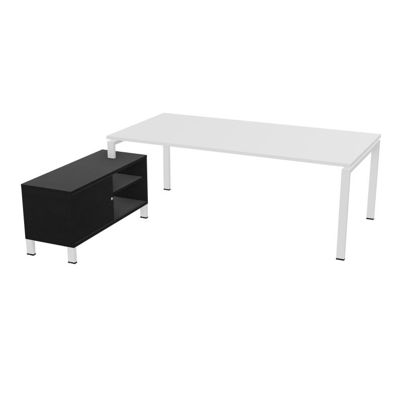 RIO BUREAU RECT. 218X188 PL 200X100 OBT + RET PORT A GAUCHE SIMPLE ACCES  MG ZO RK