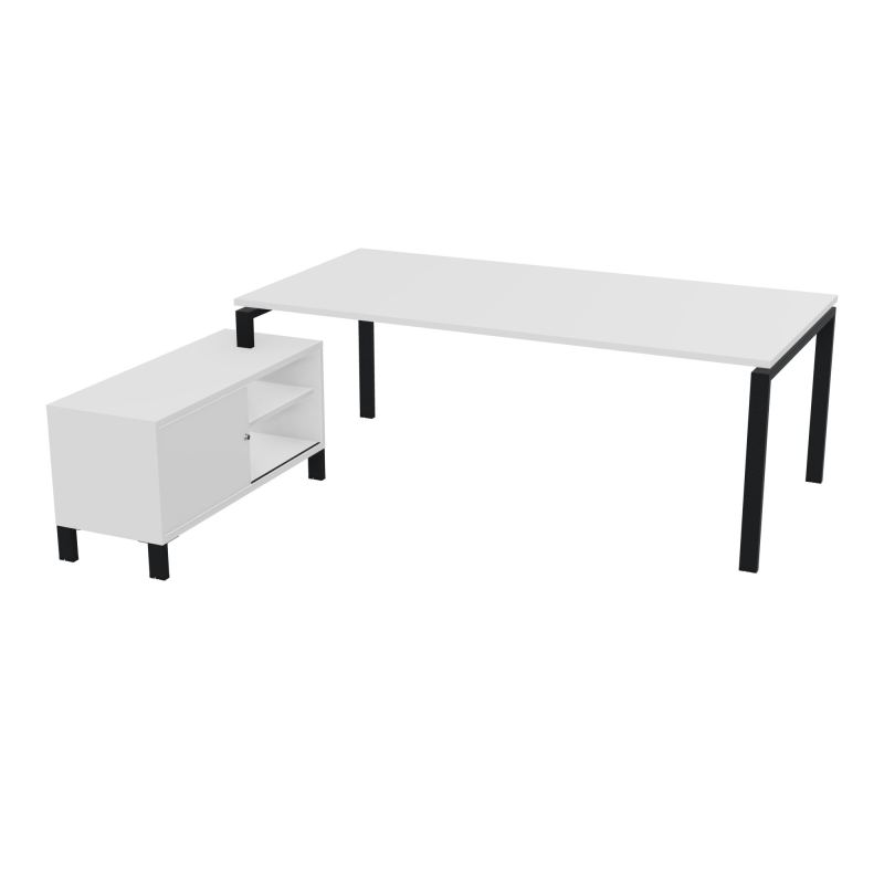 RIO BUREAU RECT. 218X188 PL 200X100 OBT + RET PORT A GAUCHE SIMPLE ACCES  MG ZP MG
