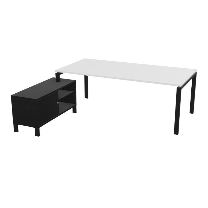RIO BUREAU RECT. 218X188 PL 200X100 OBT + RET PORT A GAUCHE SIMPLE ACCES  MG ZP RK