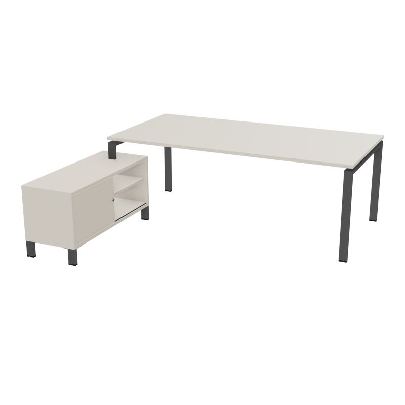 RIO BUREAU RECT. 218X188 PL 200X100 OBT + RET PORT A GAUCHE SIMPLE ACCES  N5 SC N5