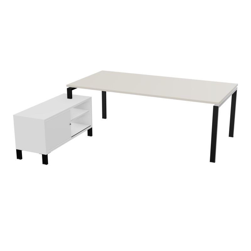 RIO BUREAU RECT. 218X188 PL 200X100 OBT + RET PORT A GAUCHE SIMPLE ACCES  N5 SG MG