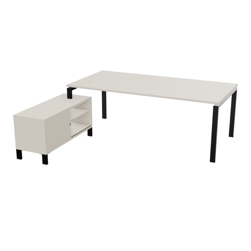 RIO BUREAU RECT. 218X188 PL 200X100 OBT + RET PORT A GAUCHE SIMPLE ACCES  N5 SG N5