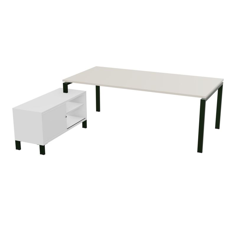 RIO BUREAU RECT. 218X188 PL 200X100 OBT + RET PORT A GAUCHE SIMPLE ACCES  N5 ST MG