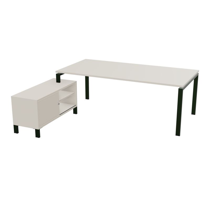 RIO BUREAU RECT. 218X188 PL 200X100 OBT + RET PORT A GAUCHE SIMPLE ACCES  N5 ST N5