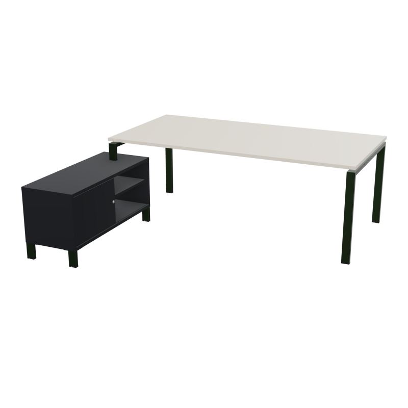RIO BUREAU RECT. 218X188 PL 200X100 OBT + RET PORT A GAUCHE SIMPLE ACCES  N5 ST R9