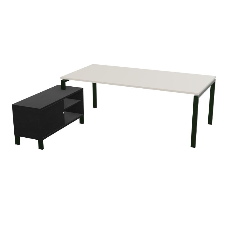 RIO BUREAU RECT. 218X188 PL 200X100 OBT + RET PORT A GAUCHE SIMPLE ACCES  N5 ST RK