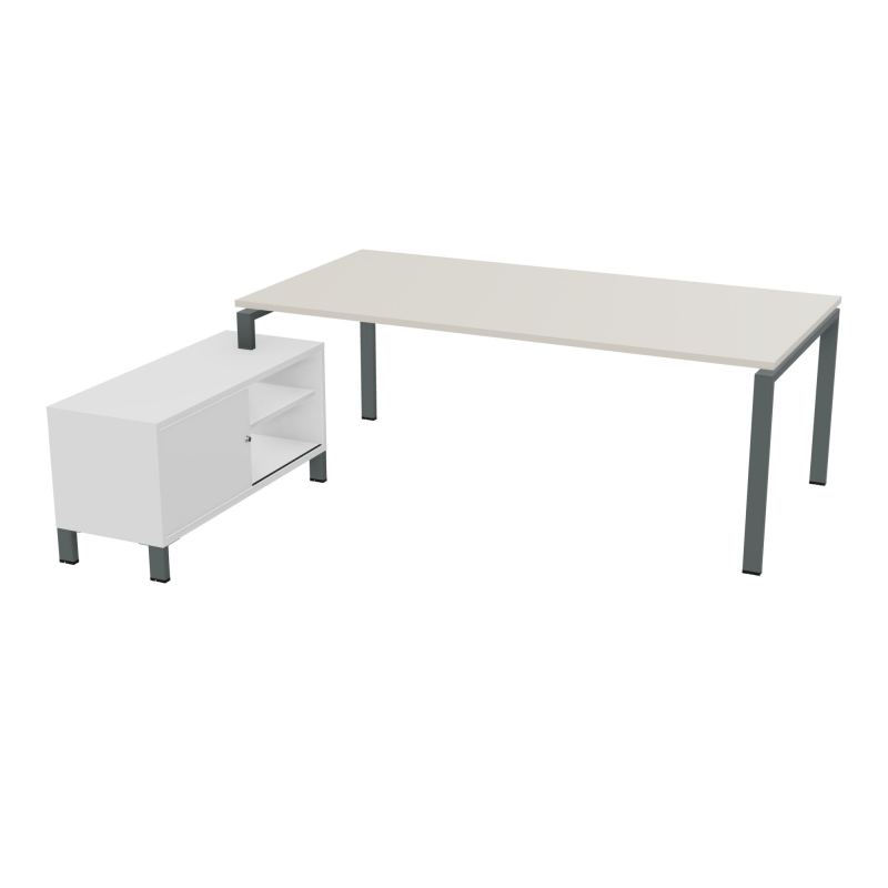 RIO BUREAU RECT. 218X188 PL 200X100 OBT + RET PORT A GAUCHE SIMPLE ACCES  N5 SU MG